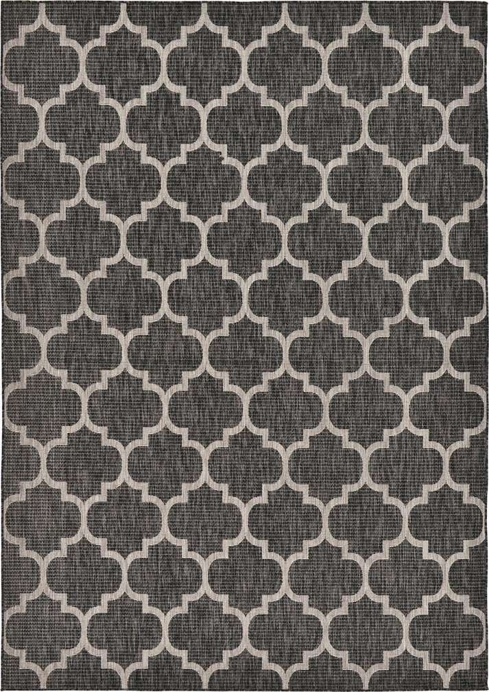 240cm x 335cm Easy-Clean Lattice Indoor / Outdoor Rug