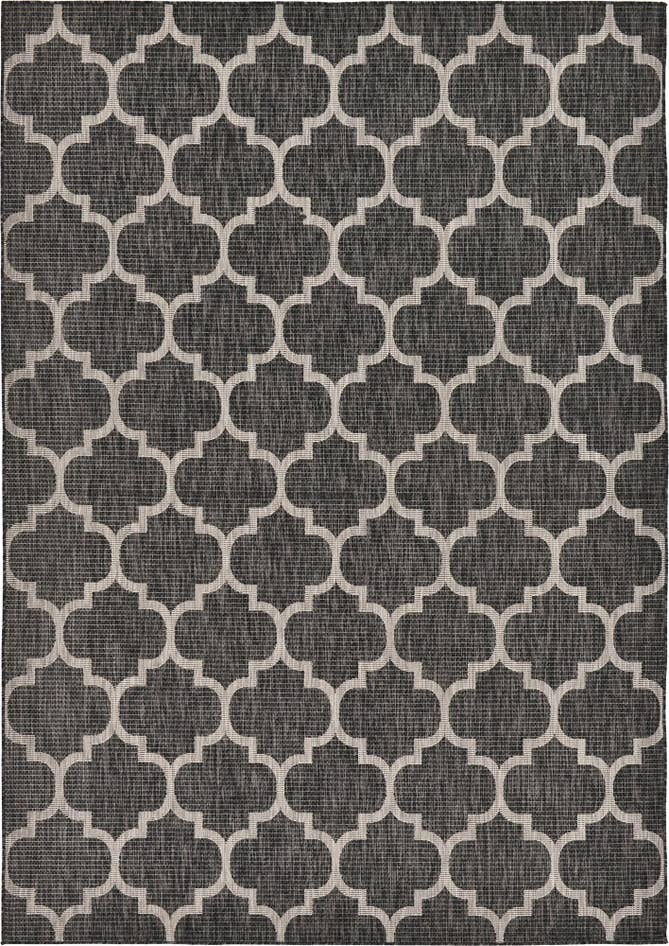 Detail image of 240cm x 335cm Easy-Clean Lattice Indoor / Outdoor Rug