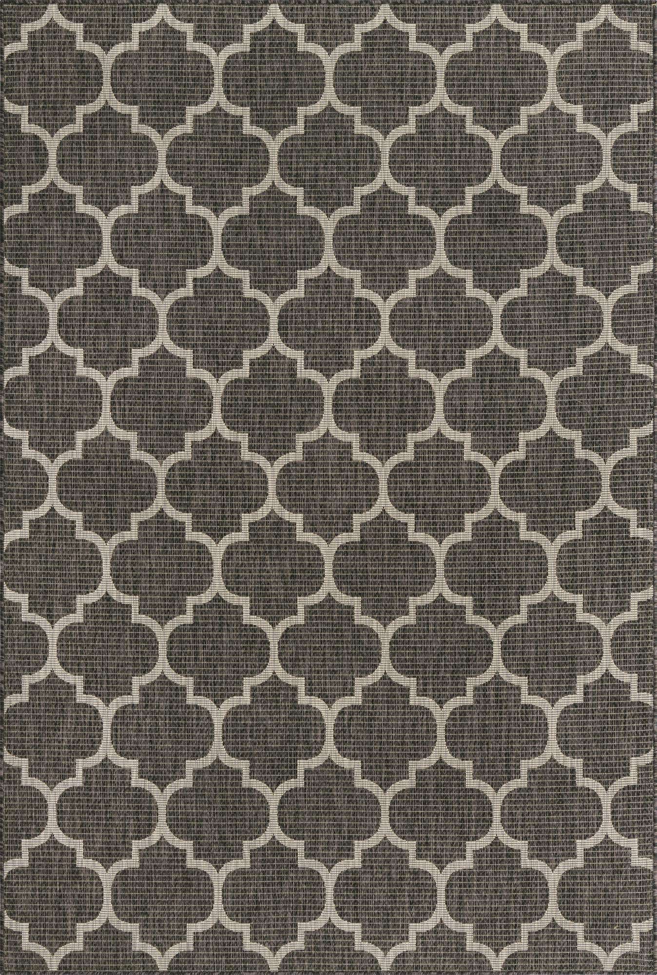 6' x 9' Easy-Clean Lattice Indoor / Outdoor Rug