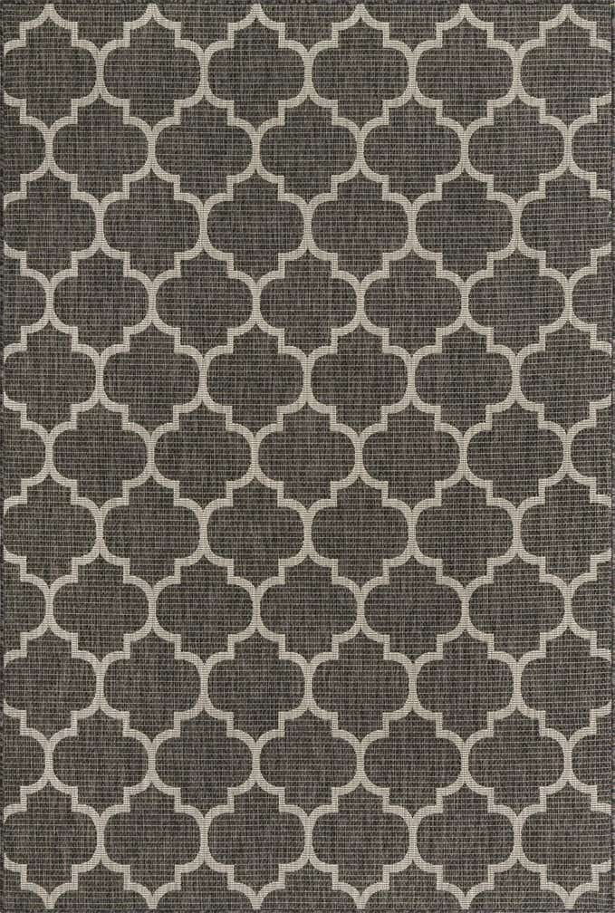 6' x 9' Easy-Clean Lattice Indoor / Outdoor Rug