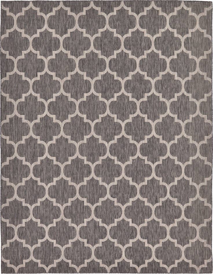 Detail image of 9' x 12' Easy-Clean Lattice Indoor / Outdoor Rug