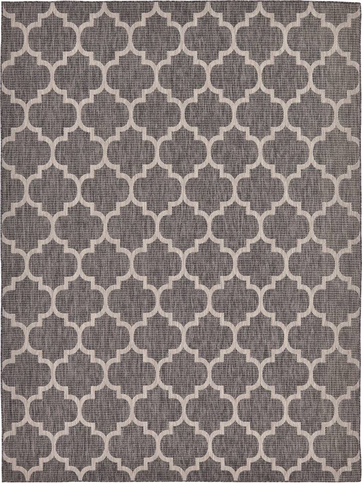 Detail image of 9' x 12' Easy-Clean Lattice Indoor / Outdoor Rug