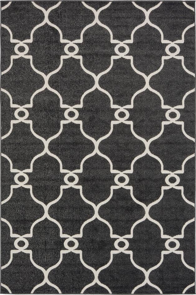 Detail image of 6' x 9' Easy-Clean Lattice Indoor / Outdoor Rug