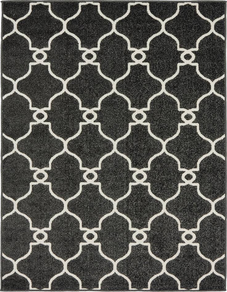 Detail image of 4' x 6' Easy-Clean Lattice Indoor / Outdoor Rug