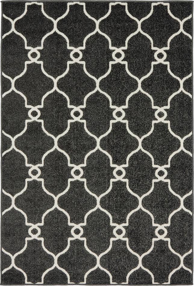 Detail image of 4' x 6' Easy-Clean Lattice Indoor / Outdoor Rug