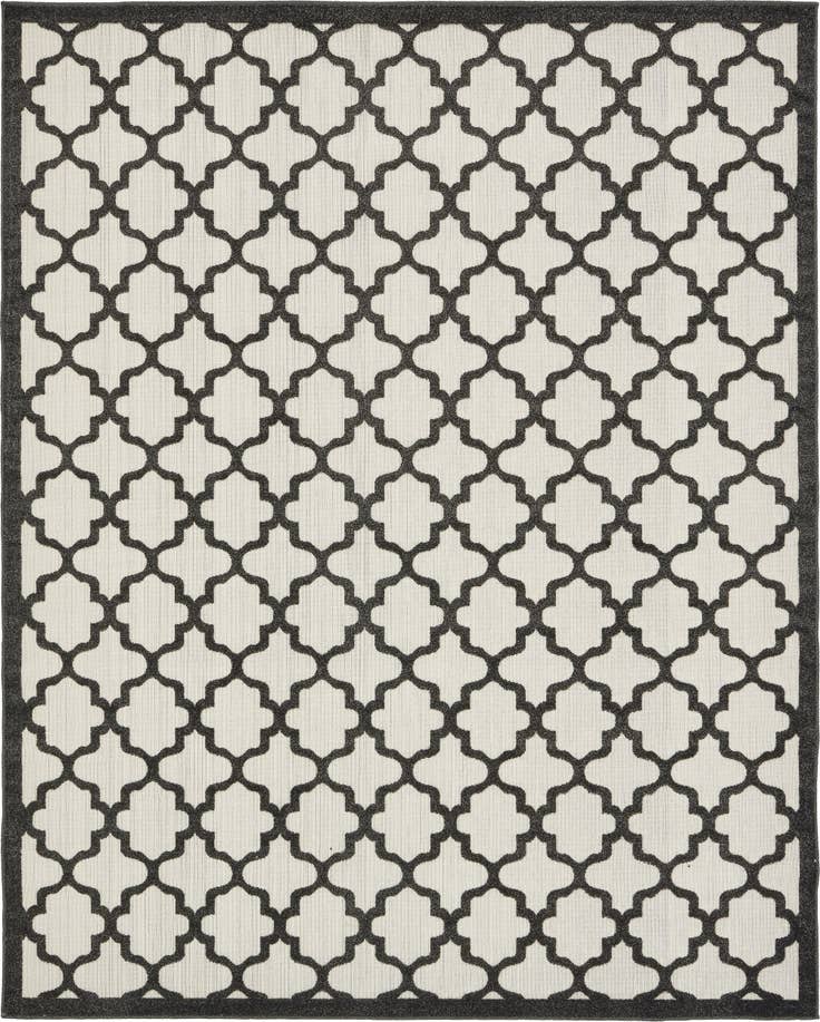 Detail image of 8' x 10' Easy-Clean Lattice Indoor / Outdoor Rug