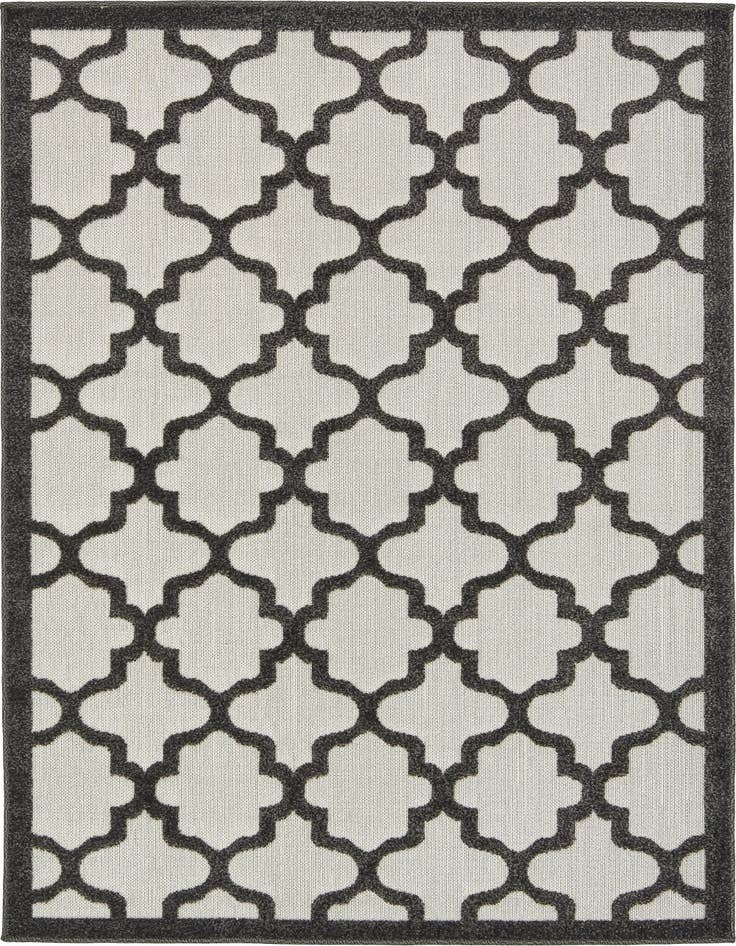 Detail image of 4' x 6' Easy-Clean Lattice Indoor / Outdoor Rug