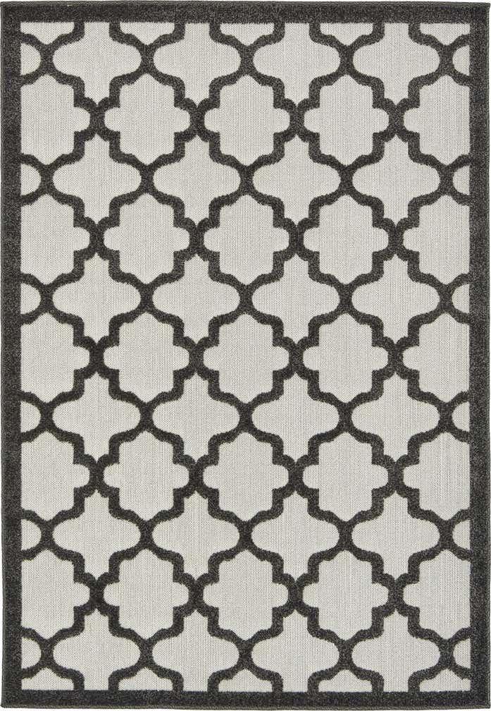 4' x 6' Easy-Clean Lattice Indoor / Outdoor Rug