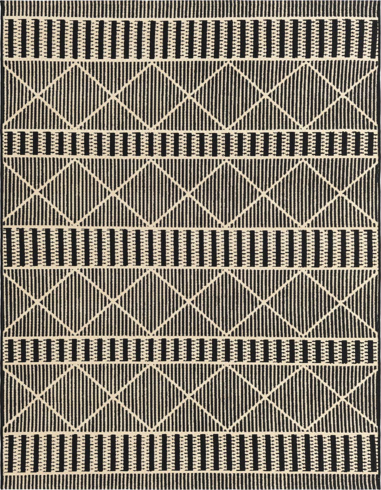 5' 3 x 8' Easy-Clean Lattice Indoor / Outdoor Rug