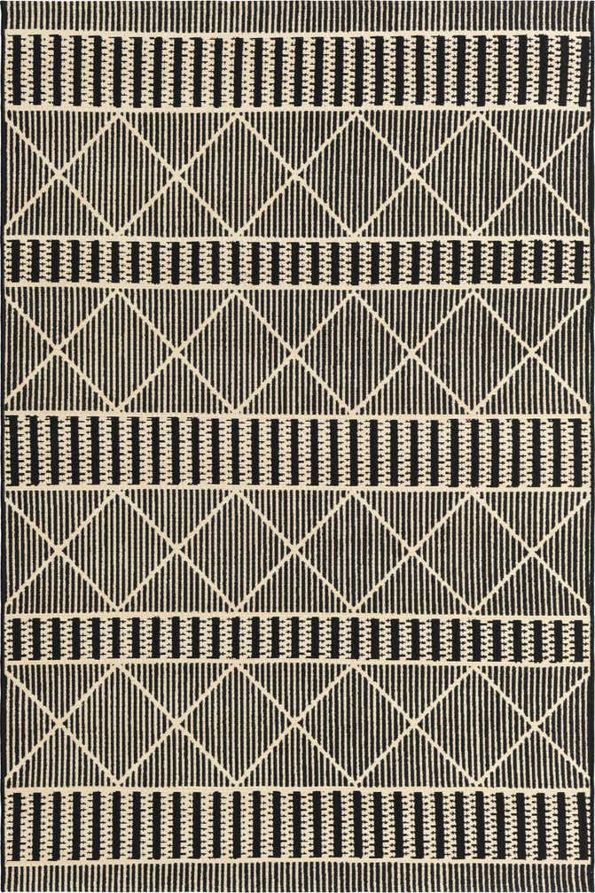 5' 3 x 8' Easy-Clean Lattice Indoor / Outdoor Rug