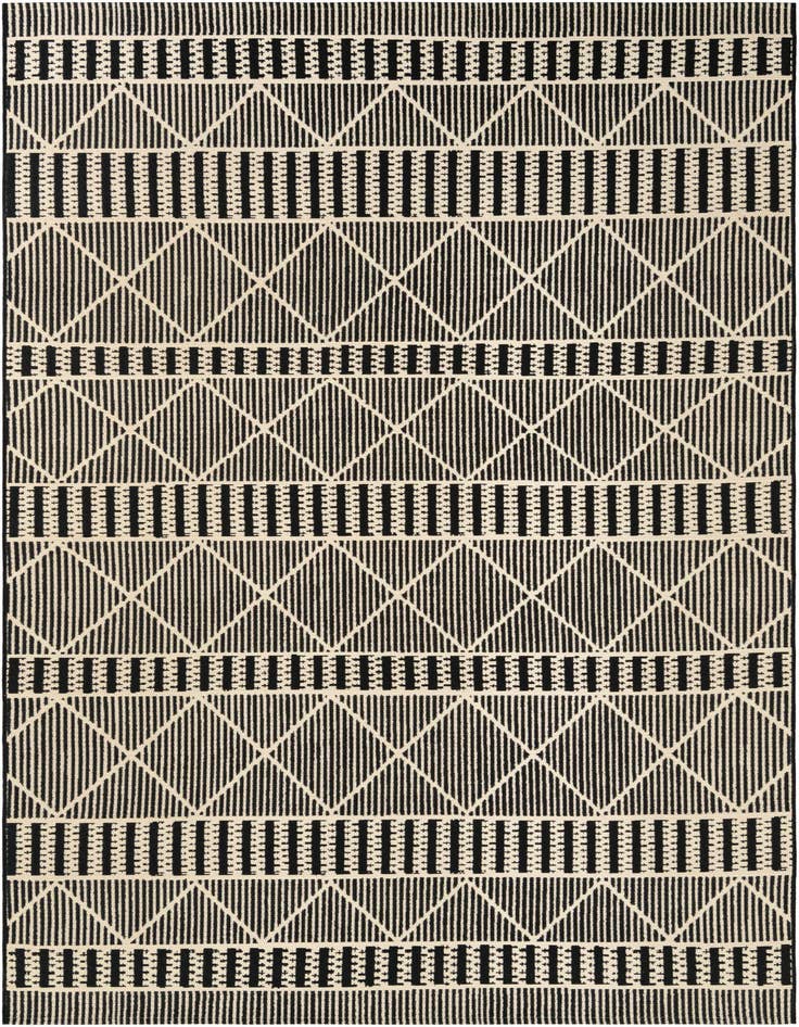 Detail image of 6' x 9' Easy-Clean Lattice Indoor / Outdoor Rug