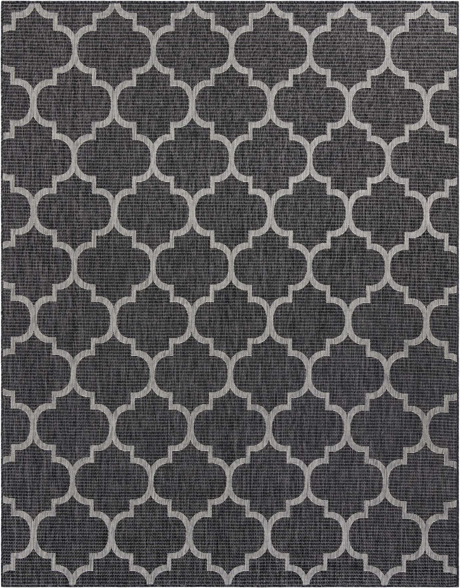 7' 10 x 10' Easy-Clean Lattice Indoor / Outdoor Rug