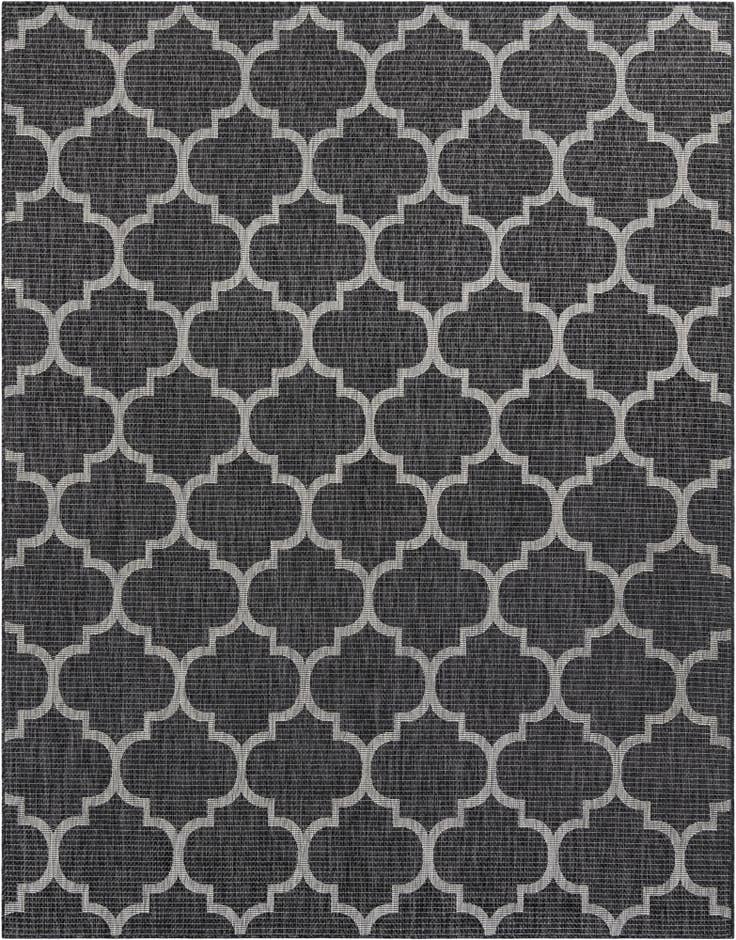 Detail image of 7' 10 x 10' Easy-Clean Lattice Indoor / Outdoor Rug