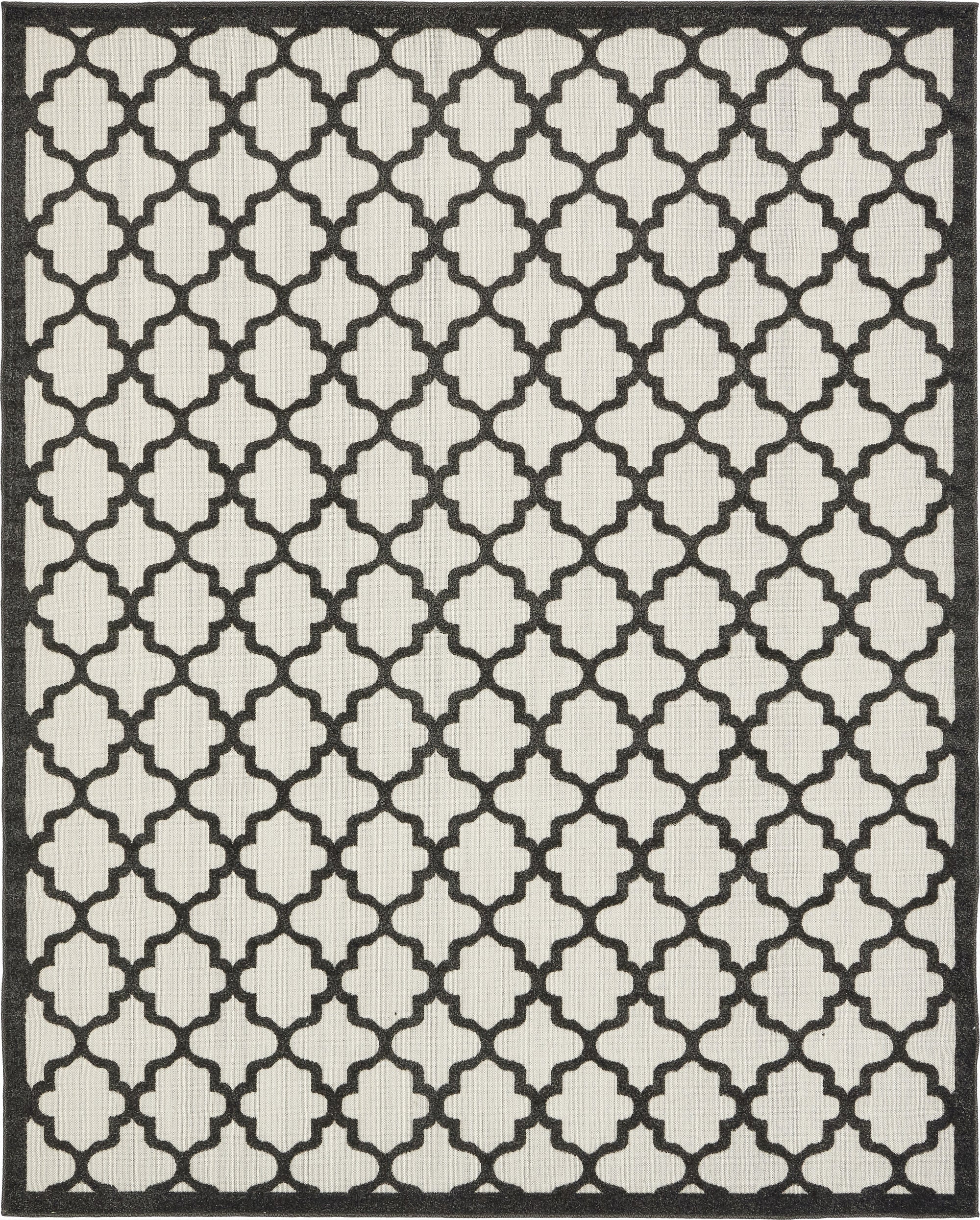 8' x 10' Washable Lattice Indoor / Outdoor Rug