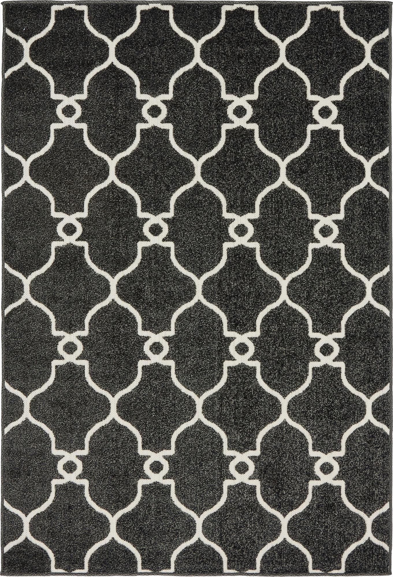 4' x 6' Washable Lattice Indoor / Outdoor Rug