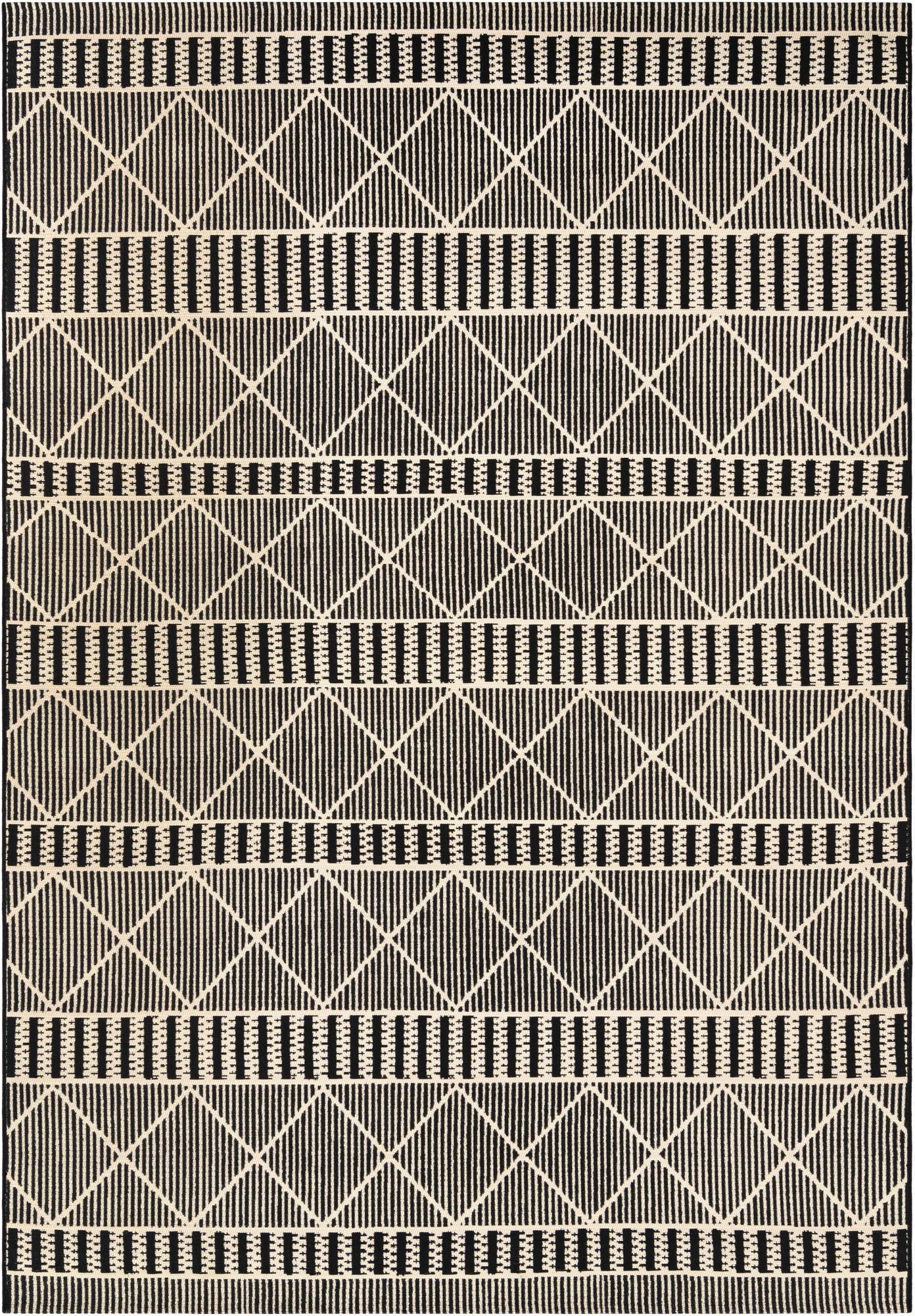 7' x 10' Washable Lattice Indoor / Outdoor Rug