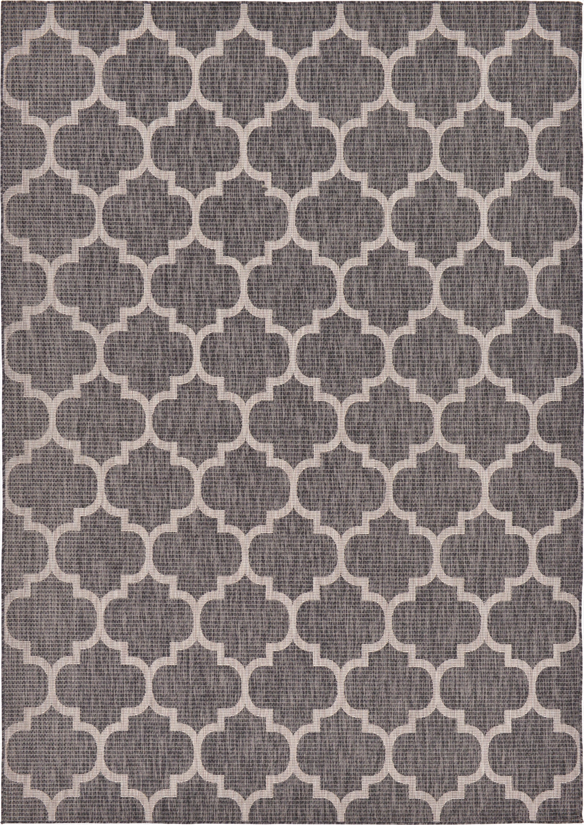 7' 10 x 11' Washable Lattice Indoor / Outdoor Rug