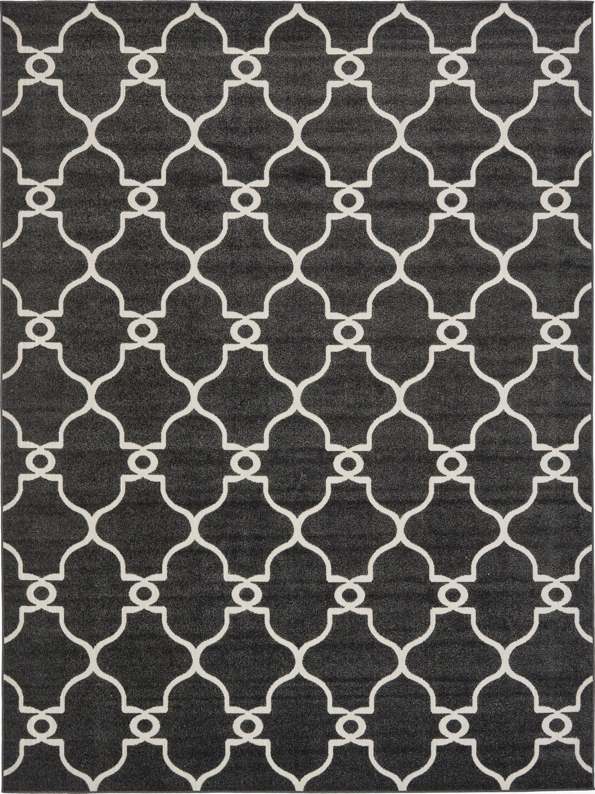 9' x 12' 2 Washable Lattice Indoor / Outdoor Rug