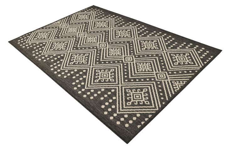 5' 3 x 7' 8 Easy-Clean Modern Indoor / Outdoor Rug