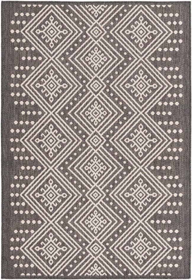 Detail image of 5' 3 x 7' 8 Easy-Clean Modern Indoor / Outdoor Rug