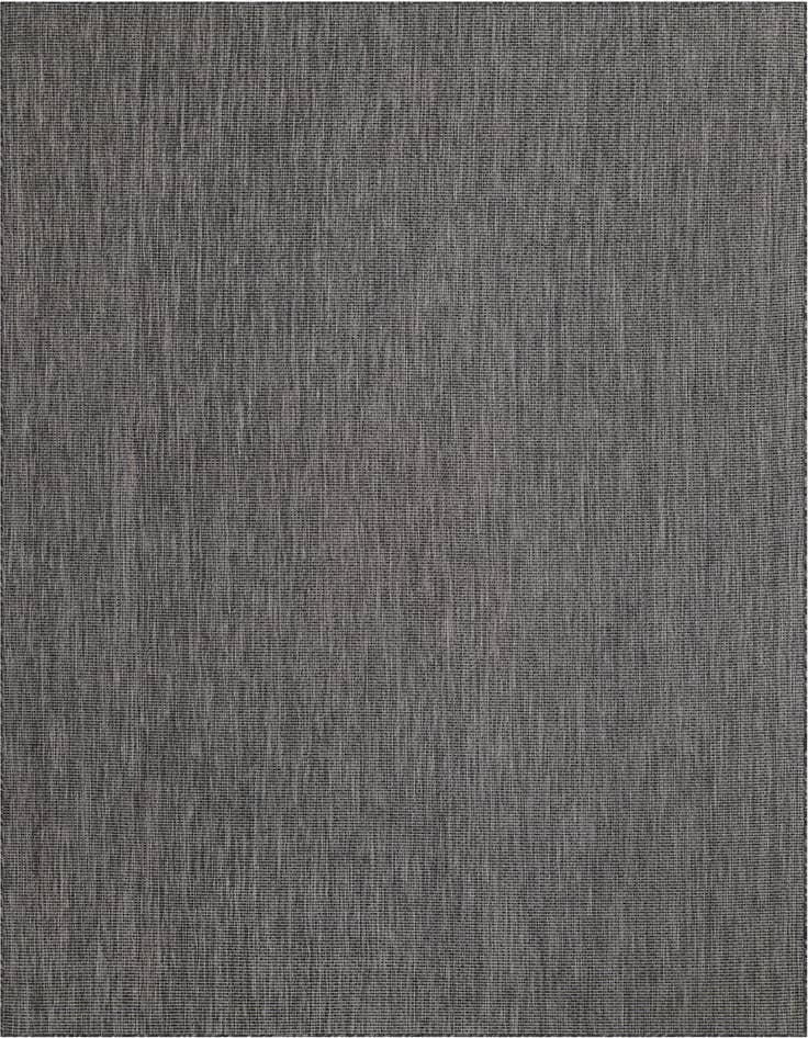 Detail image of 7' 10 x 11' Easy-Clean Solid Indoor / Outdoor Rug
