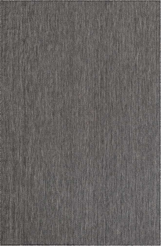 6' x 9' Easy-Clean Solid Indoor / Outdoor Rug