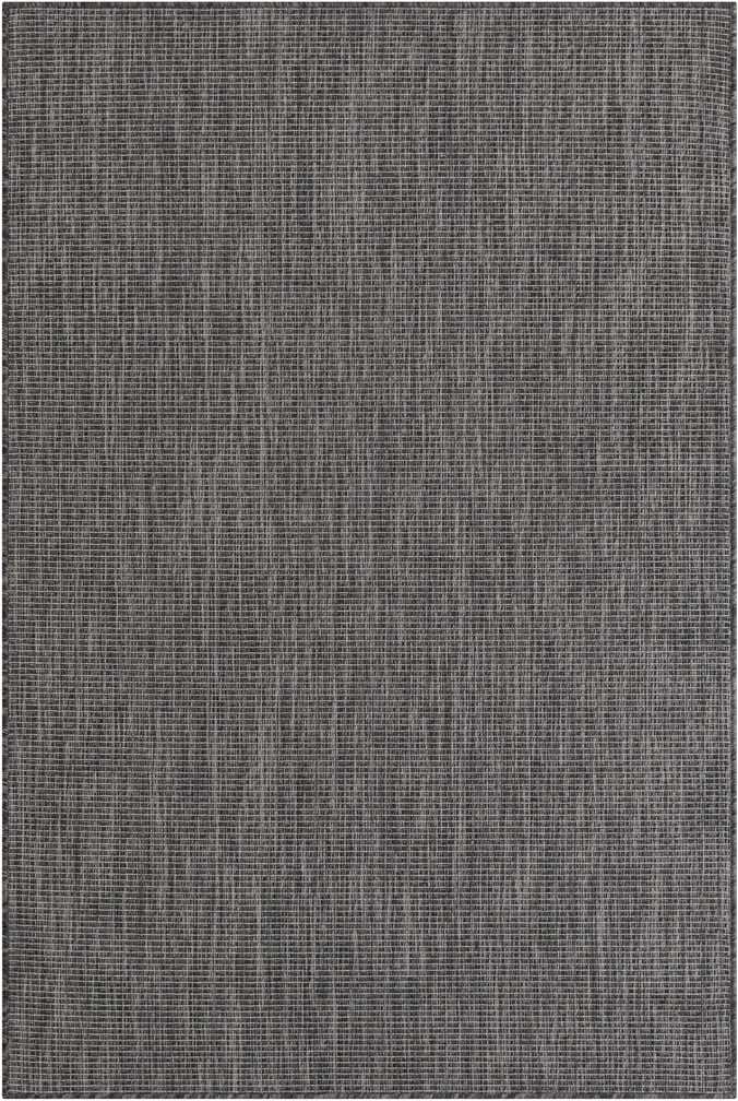 4' x 6' Easy-Clean Solid Indoor / Outdoor Rug