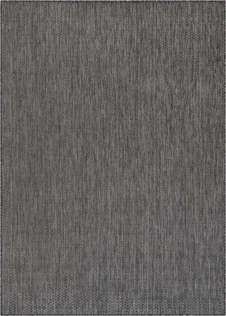 5' 3 x 7' Easy-Clean Solid Indoor / Outdoor Rug