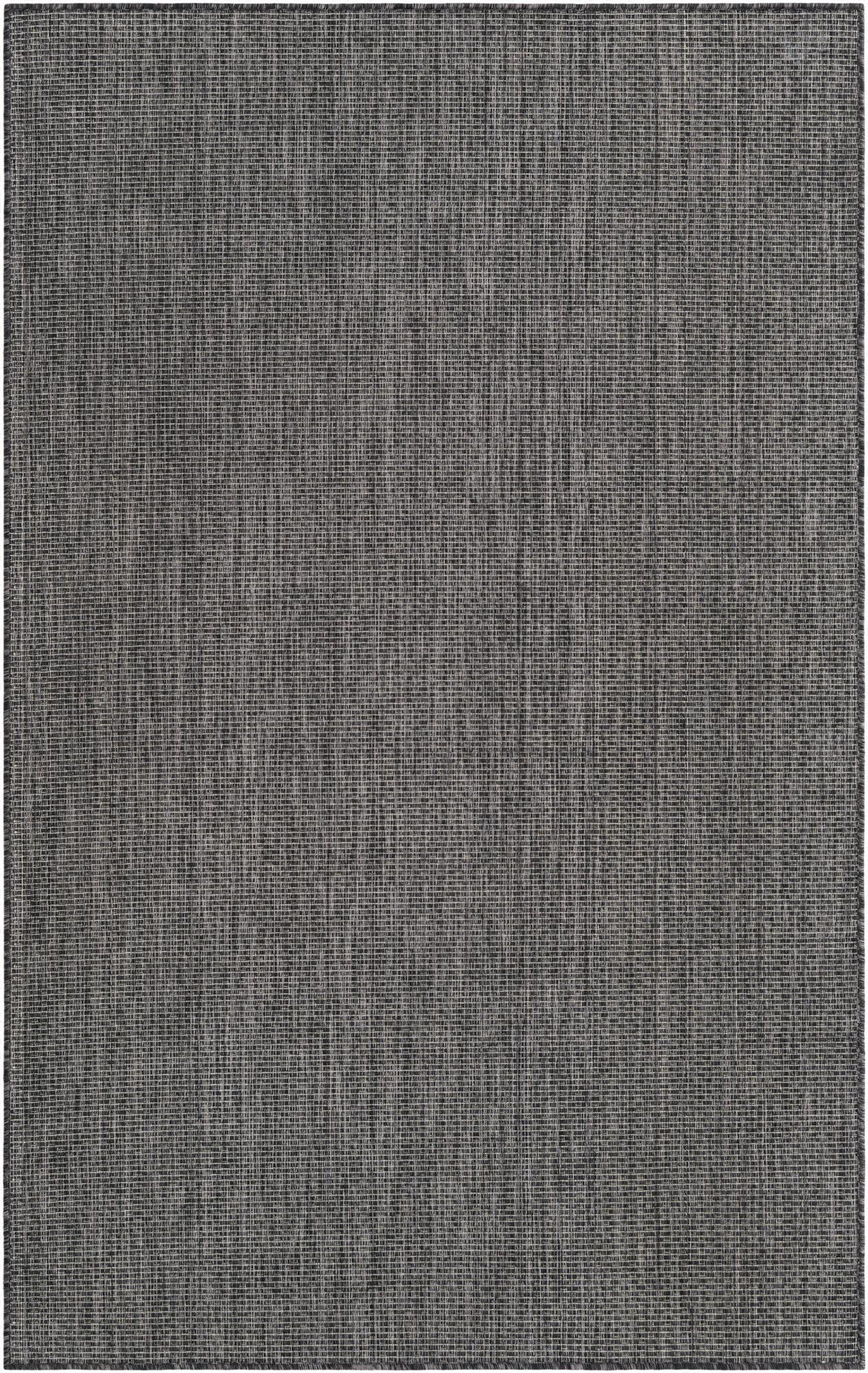 160cm x 245cm  Washable Solid Indoor / Outdoor Rug