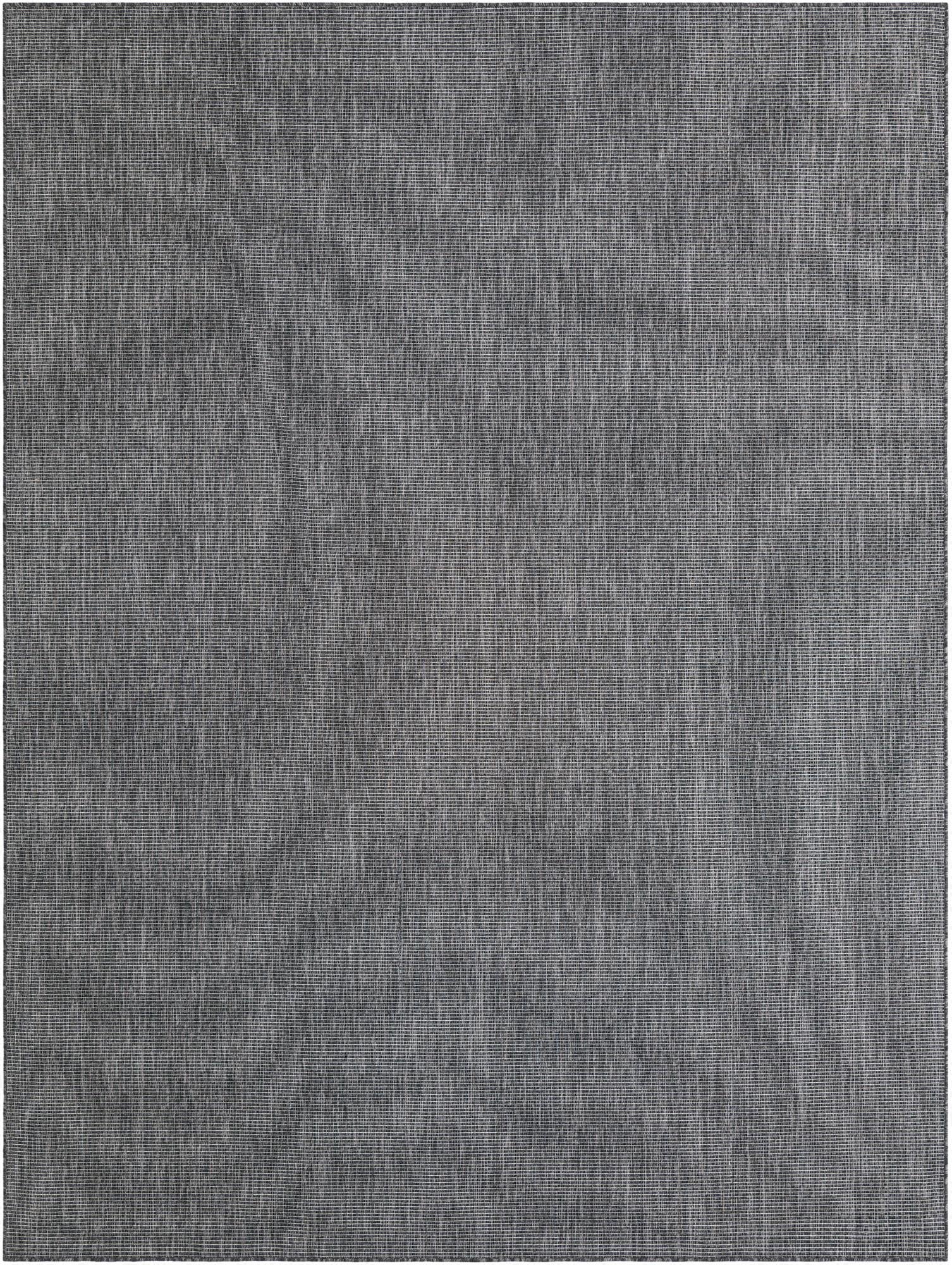 Primary image 9' x 12'  Washable Solid Indoor / Outdoor Rug