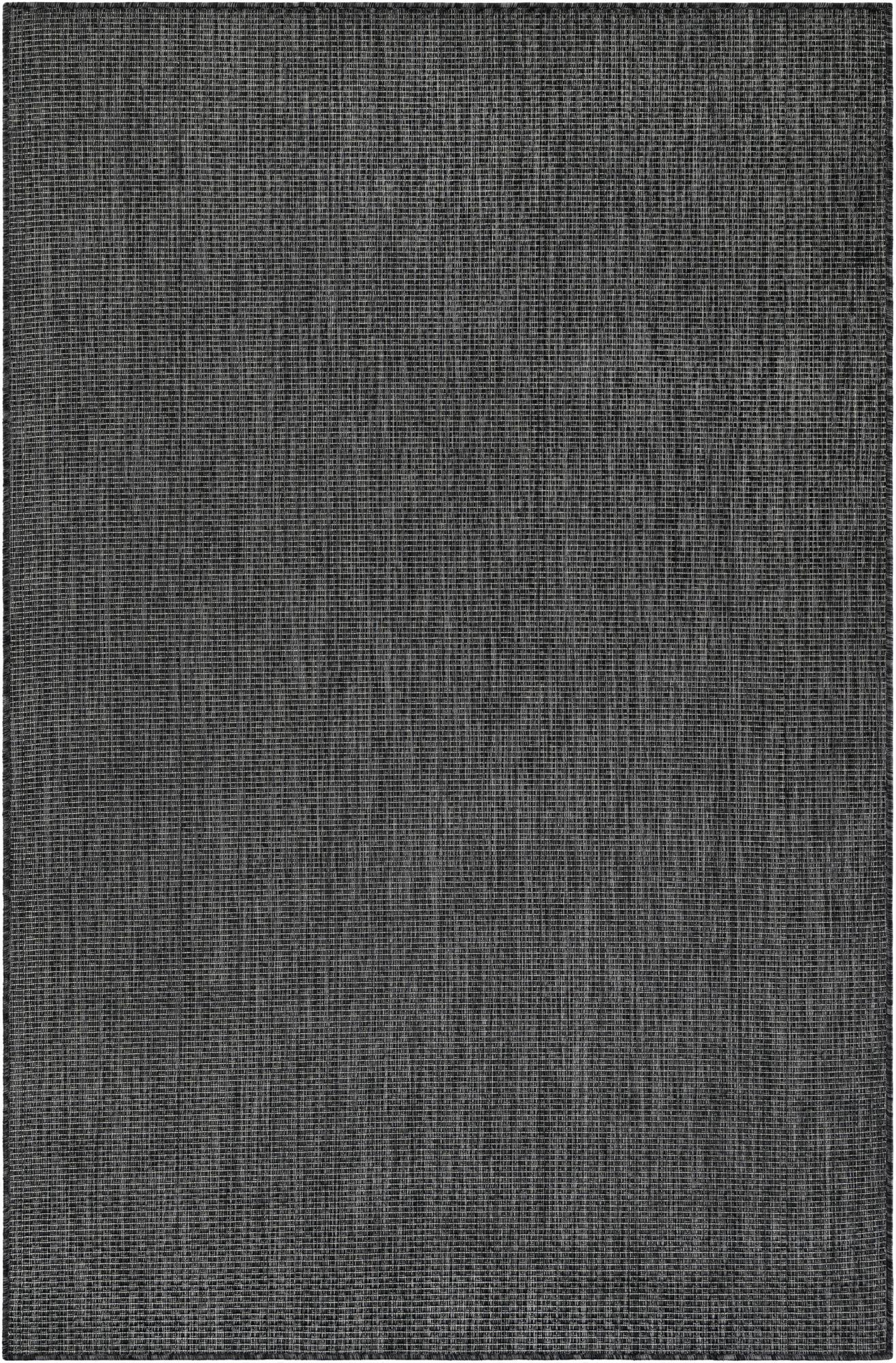 5' 3 x 7'  Washable Solid Indoor / Outdoor Rug
