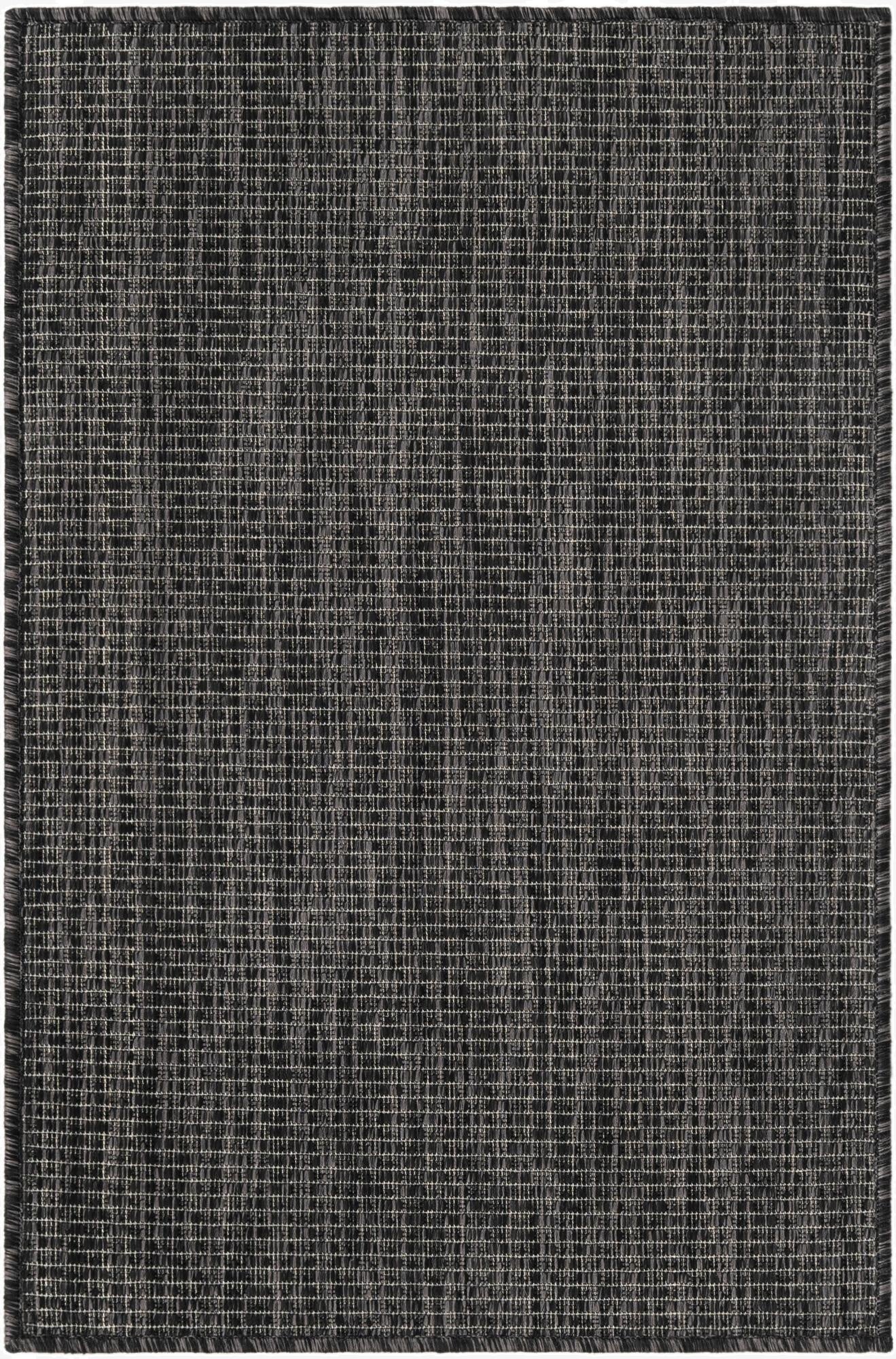 2' x 3' 1  Washable Solid Indoor / Outdoor Rug