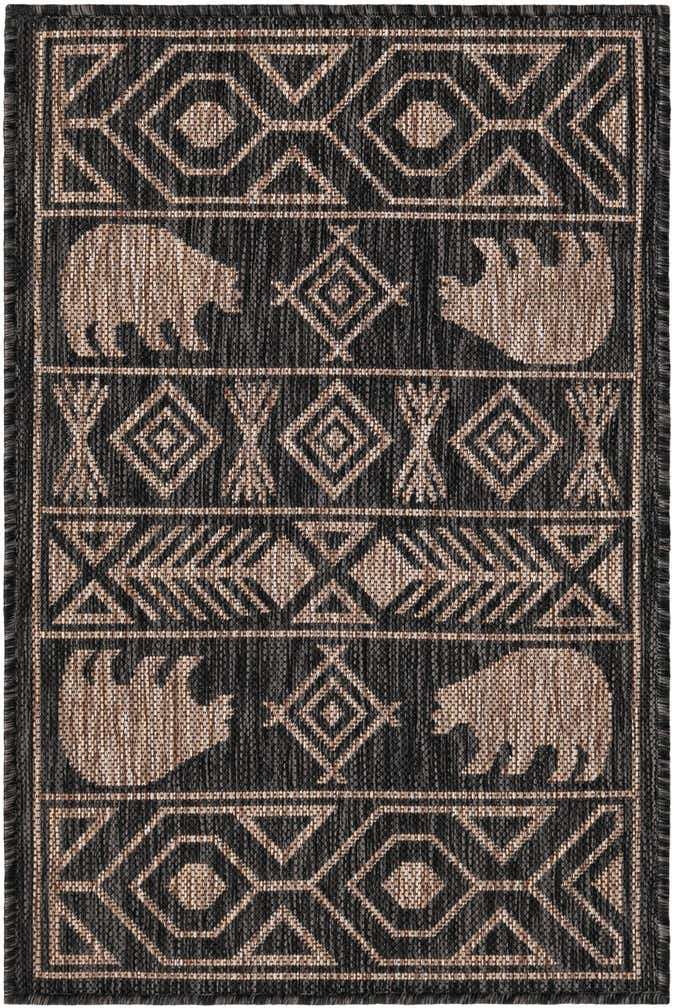 2' x 3' Easy-Clean Southwestern Indoor / Outdoor Rug