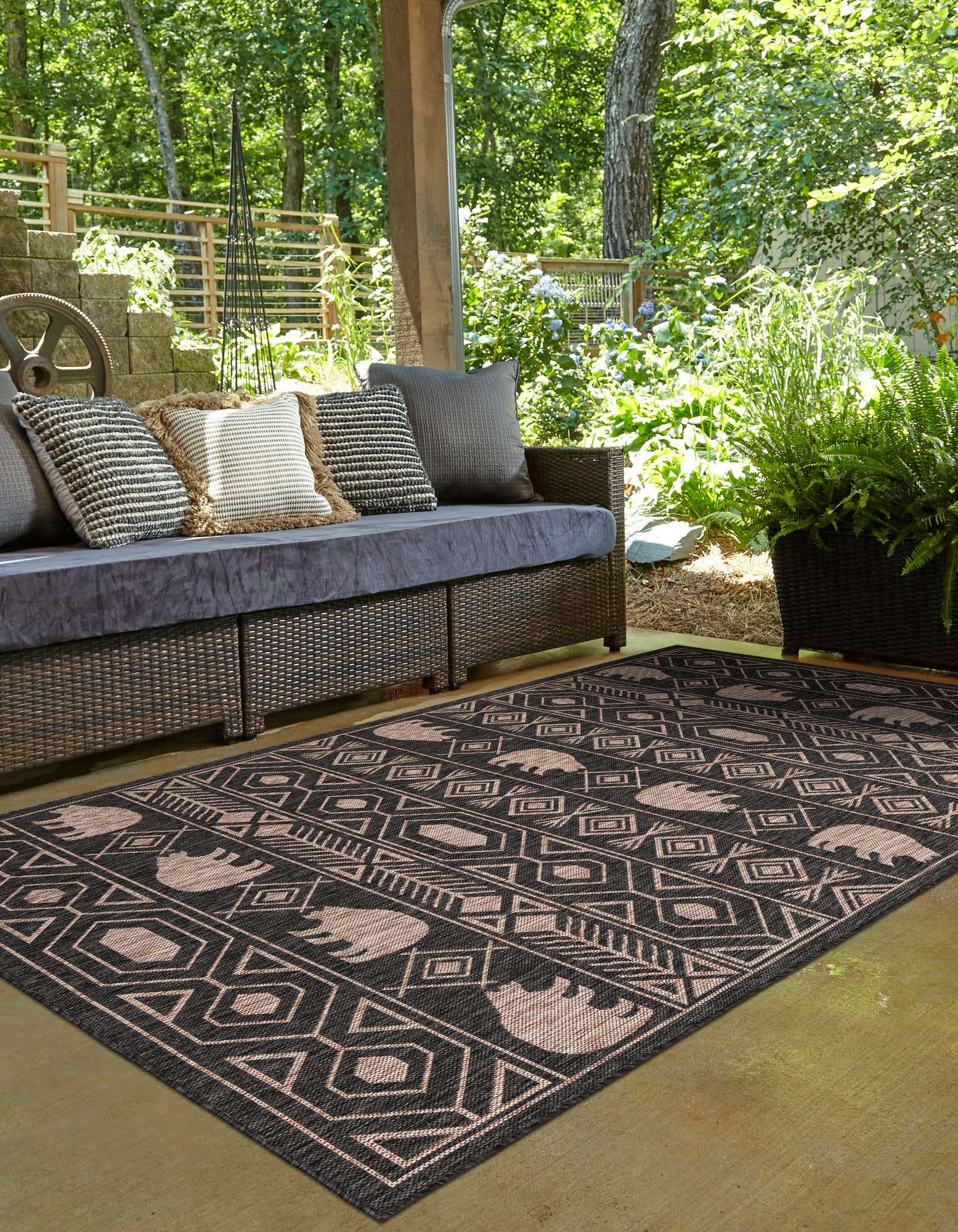 Detail image of 305cm x 430cm Southwestern Indoor / Outdoor Rug