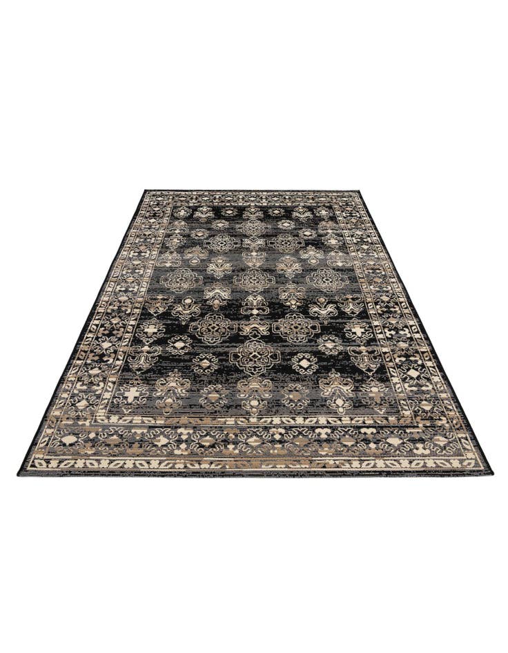 Detail image of 5' 2 x 7' 7 Easy-Clean Traditional Indoor / Outdoor Rug