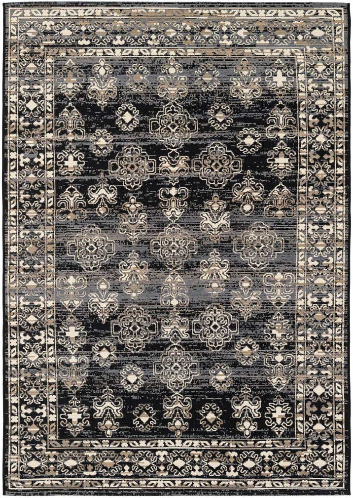 155cm x 230cm Easy-Clean Traditional Indoor / Outdoor Rug