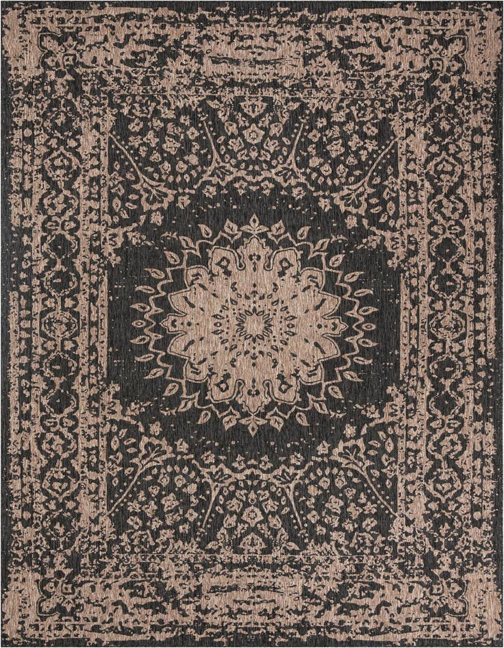 Detail image of 10' x 14' Easy-Clean Traditional Indoor / Outdoor Rug