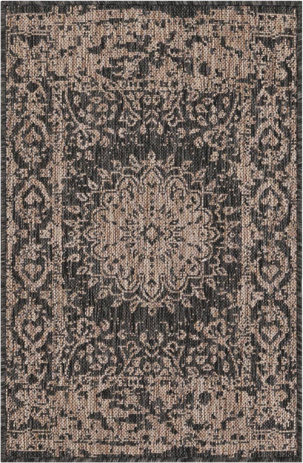 Detail image of 2' x 3' Easy-Clean Traditional Indoor / Outdoor Rug