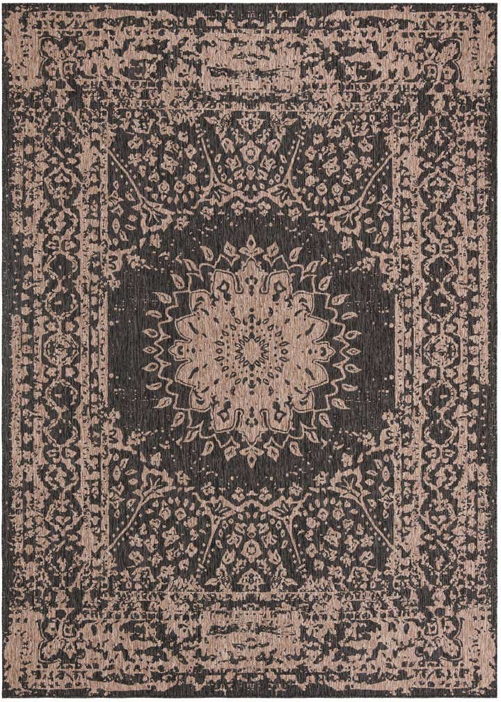 9' x 12' Easy-Clean Traditional Indoor / Outdoor Rug