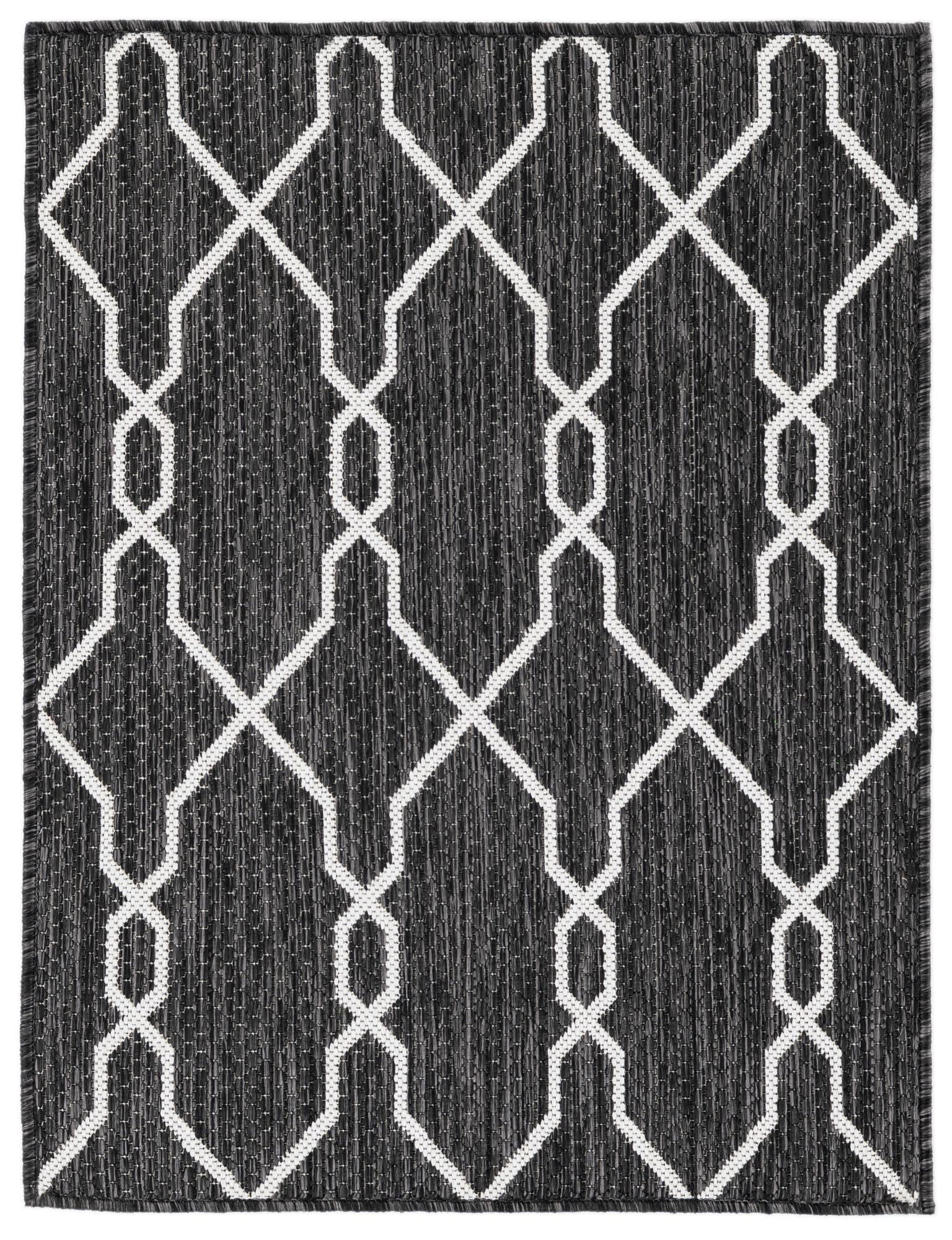 2' 3 x 3' Easy-Clean Trellis Indoor / Outdoor Rug