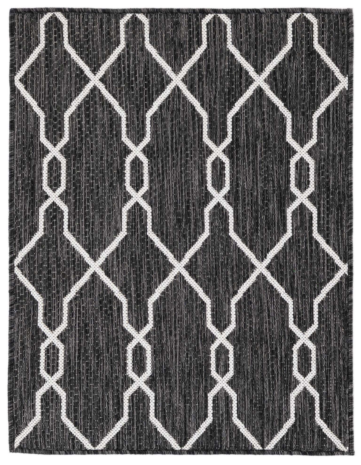 2' 3 x 3' Easy-Clean Trellis Indoor / Outdoor Rug