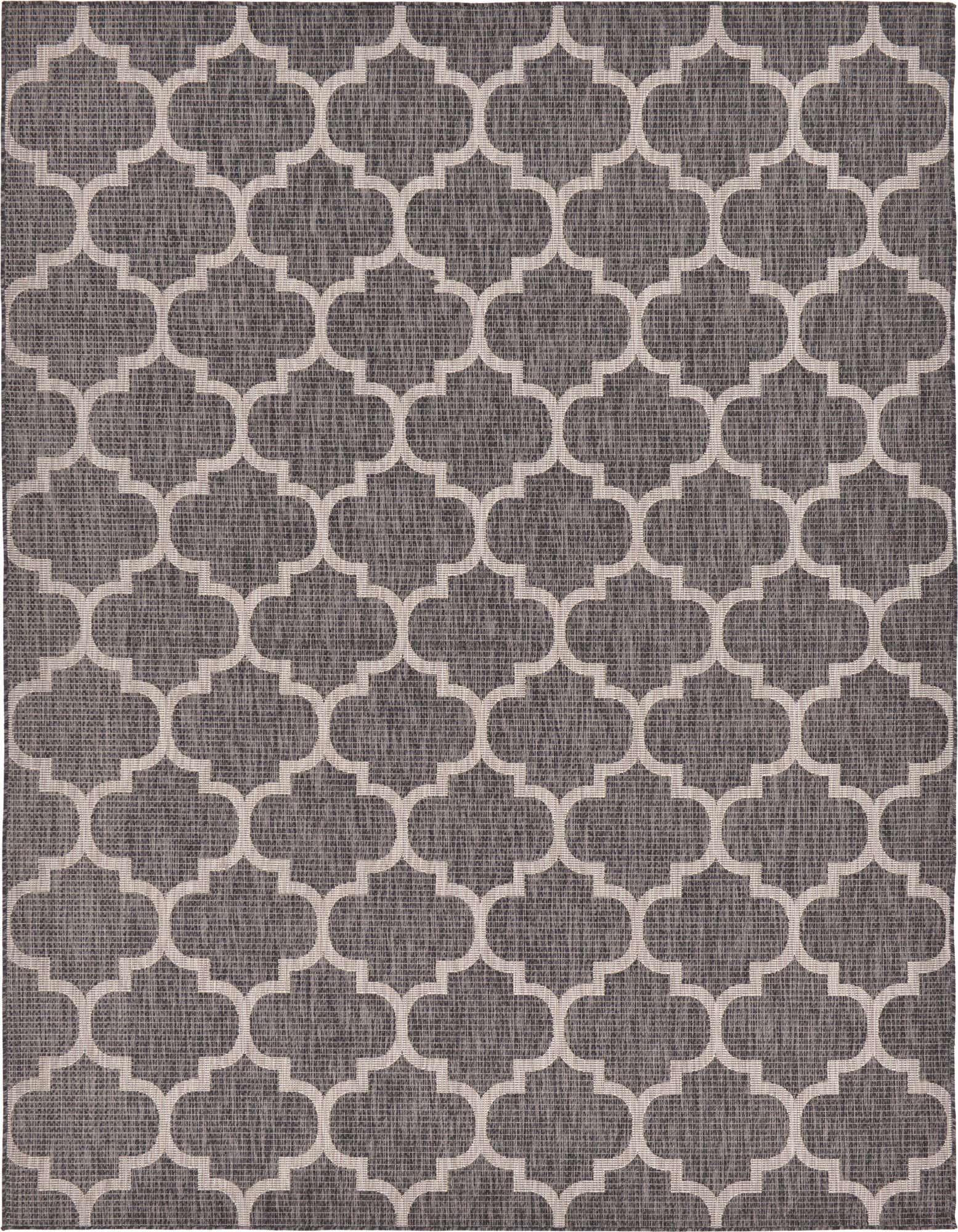 7' 10 x 11' Easy-Clean Trellis Indoor / Outdoor Rug