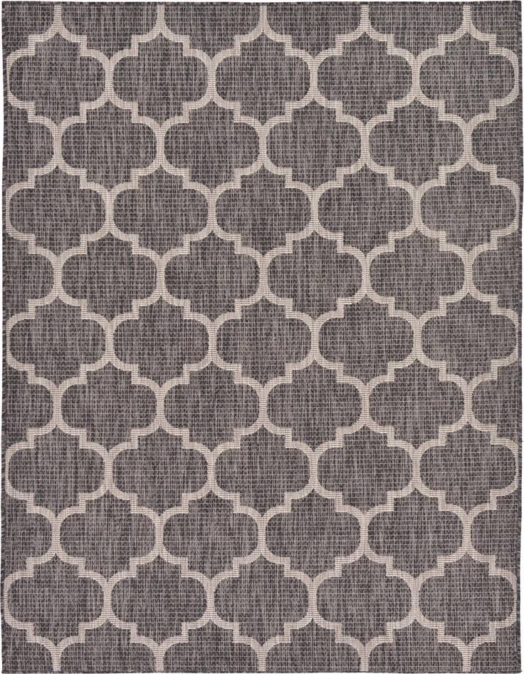 Detail image of 5' 3 x 8' Easy-Clean Trellis Indoor / Outdoor Rug