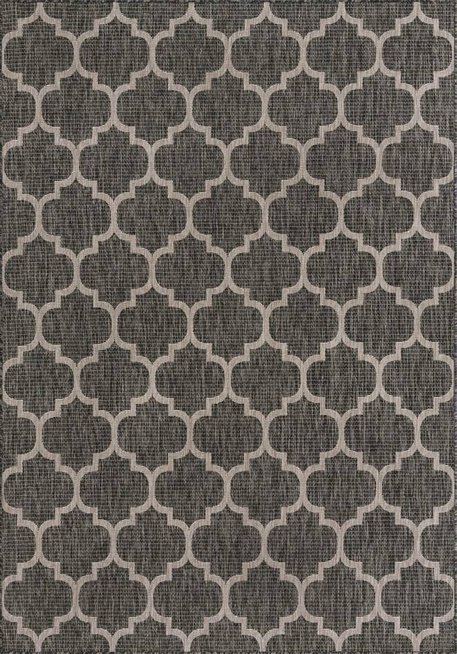 Detail image of 7' x 10' Easy-Clean Trellis Indoor / Outdoor Rug