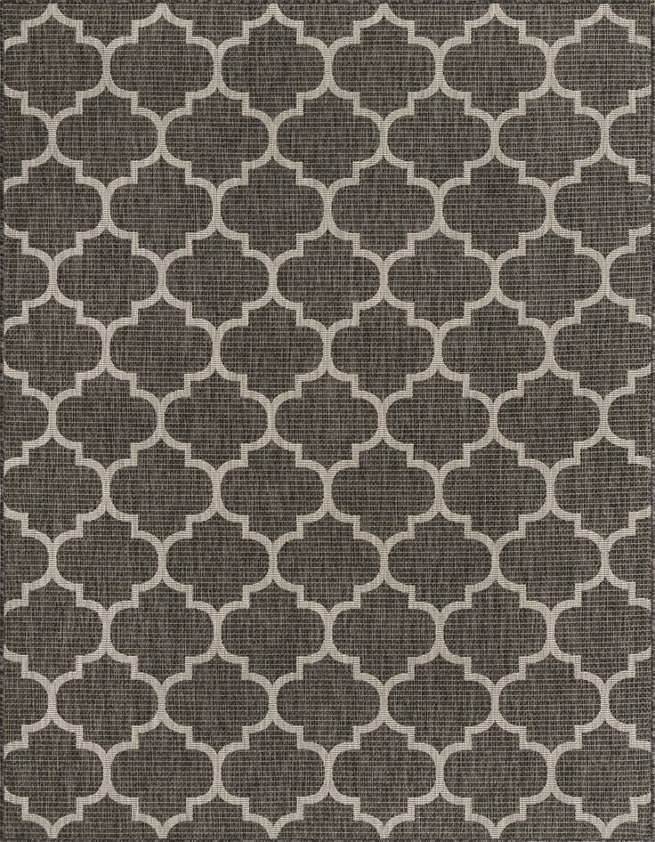 Detail image of 6' x 9' Easy-Clean Trellis Indoor / Outdoor Rug