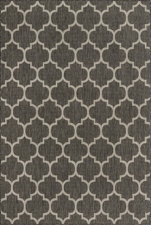 Detail image of 6' x 9' Easy-Clean Trellis Indoor / Outdoor Rug