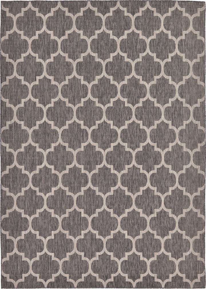 9' x 12' Easy-Clean Trellis Indoor / Outdoor Rug