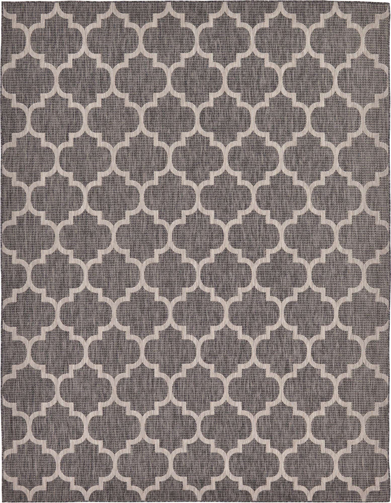 9' x 12' Easy-Clean Trellis Indoor / Outdoor Rug