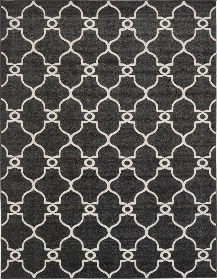 Detail image of 9' x 12' 2 Easy-Clean Trellis Indoor / Outdoor Rug