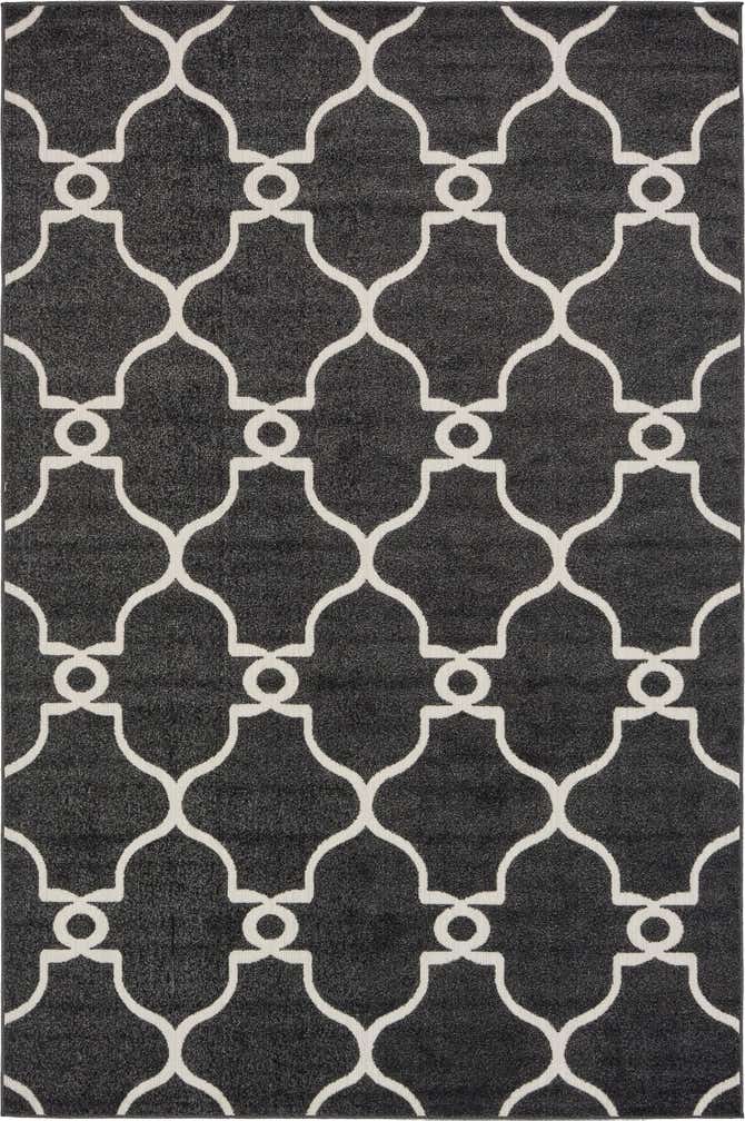 6' x 9' Easy-Clean Trellis Indoor / Outdoor Rug